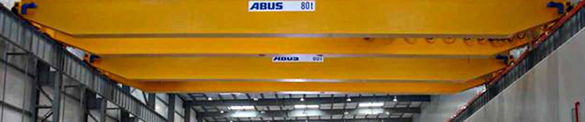 ABUS double girder overhead travelling cranes in the company Chart Industries Inc.