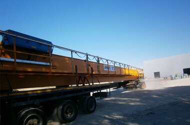 ABUS crane is delivered to the company ENERCON in France