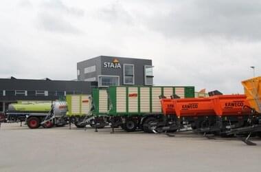 finished landscape vehicles of the company STAJA made with the help of ABUS cranes