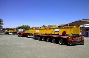 Arrival of ABUS cranes for TSR in South Africa