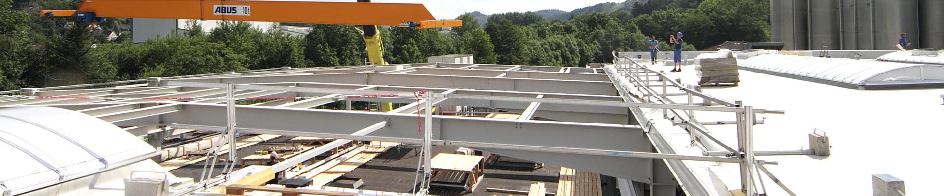 ABUS crane to help increase the production area of the Jokey Plastik company.