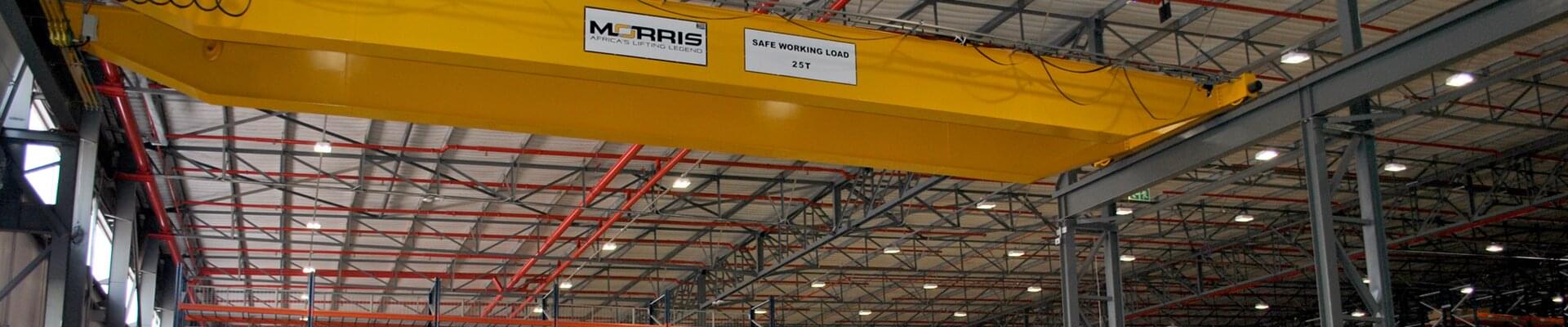 ABUS cranes in new goods distribution center in South Africa