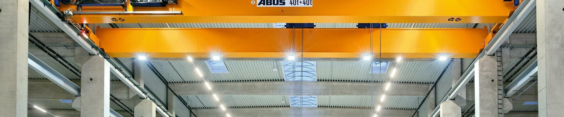 ABUS cranes for heavy goods transport in Germany
