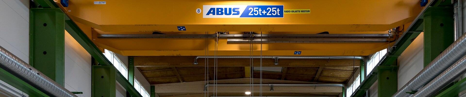 ABUS cranes in new metal manufacturer production of a Finnish company