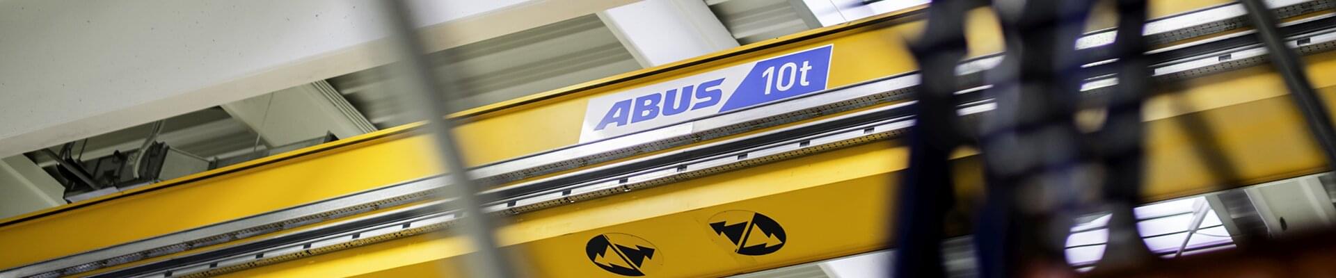 High quality ABUS cranes in enlarged production hall of the company Multinorm