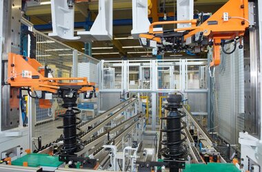 ABUS cranes at companie for forming tools of the European automotive industry