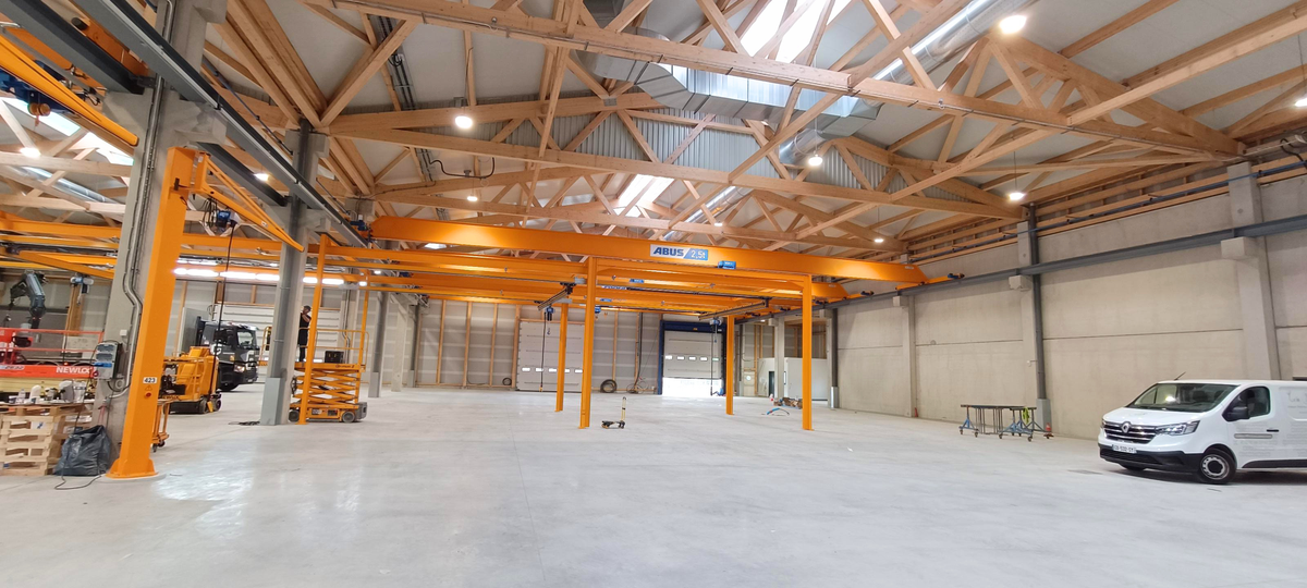 Kverneland relies on ABUS crane technology for production