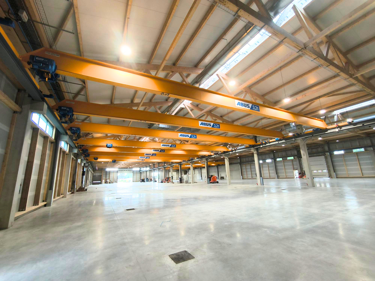 Kverneland relies on ABUS crane technology for production