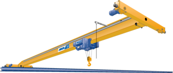 Figure ABUS single girder overhead travelling crane 