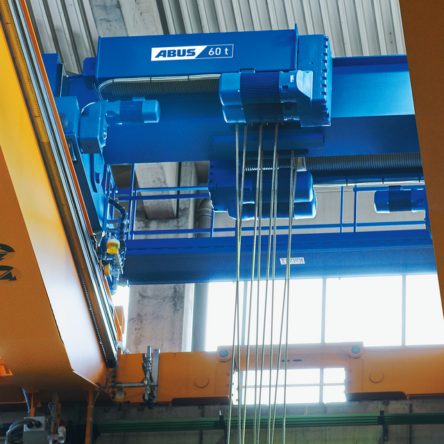 ABUS double rail trolley type Z with twin hoisting gear 