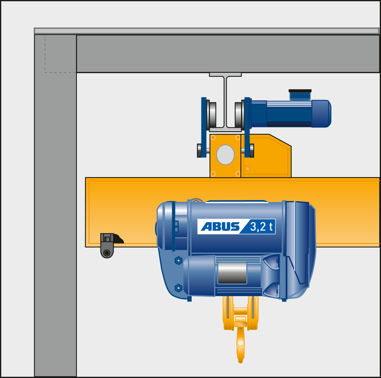 EDL series main beam connection Variant 1