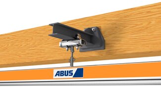 Normal bracket to wooden truss