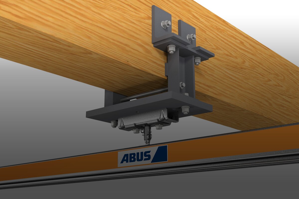 Screw fastening of the suspension to the truss bracket