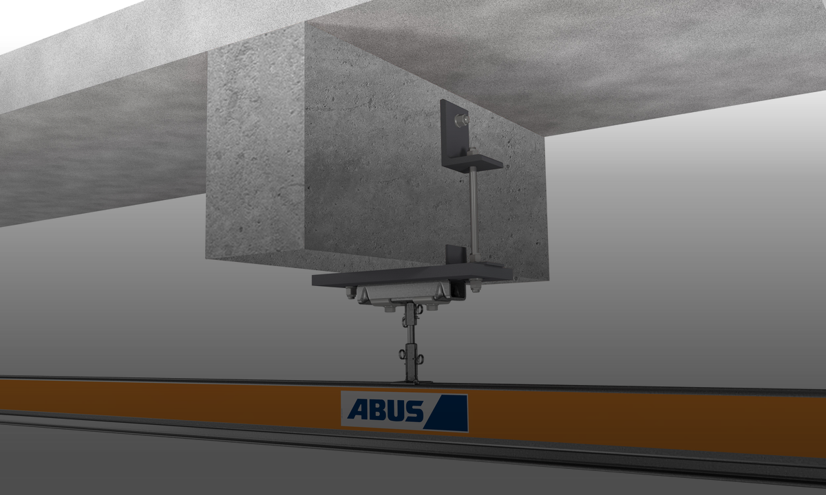 Screw fastening of the suspension to the truss bracket