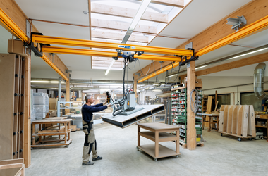 ABUS double girder crane ZHB-X in the company Ittermann in WInterberg