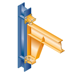 Fastening to steel supports with screws