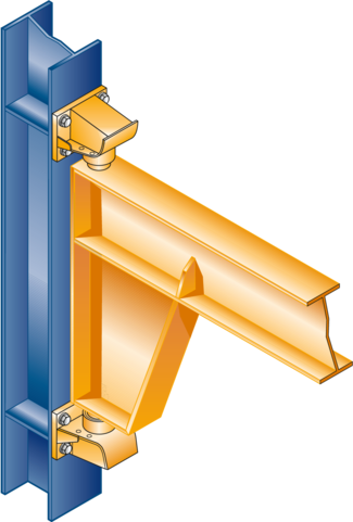  Fastening to steel supports with screws