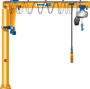 Figure ABUS column-mounted slewing crane VS